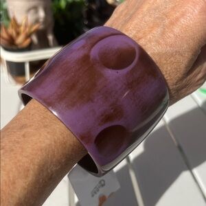 Purple and Brown Bangle Bracelet 🆕